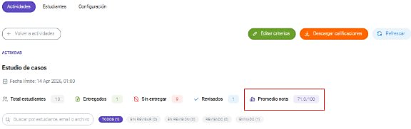 Campo límite de revisiones por evaluación